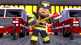 MI MANSIÓN SE CONVIERTE EN PARQUE DE BOMBEROS EN MINECRAFT TROLL 😱🧯