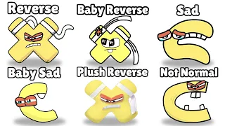 Alphabet lore but it's different Versions (Reverse - Not normal)