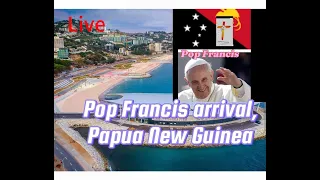 Pope Francis' Historic Arrival at Jacksons Airport, Papua New Guinea | Unforgettable Welcome.