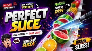 🔴 LIVE - Perfect Slice Gameplay | Satisfying Fruit Cutting | Part-4 #live #shorts