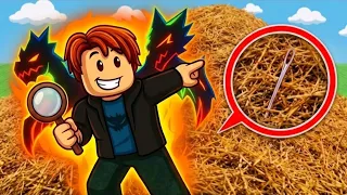 Jugando encuentra una aguja en un pájar en #roblox #video #entretenimiento 