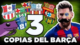 3 EQUIPOS que le COPIARON el ESCUDO al BARCELONA + Origen escudo Barça
