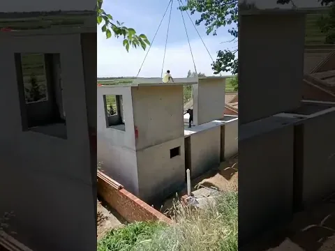 prefabricated house construction👷🏻‍♂️🚧