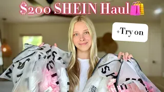 $200 SHEIN Haul + Try on🛍️💗Summer Outfits☀️