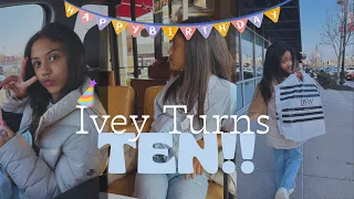 Ivey is TEN YEARS OLD🥹!! birthday vlog