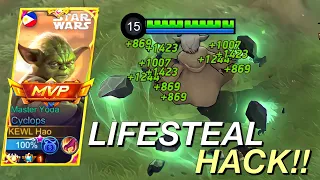 NEW CYCLOPS LIFESTEAL HACK?!! (MUST TRY!!)