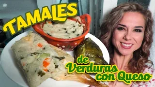 Tamales de verduras rellenos de queso/ FACILES Y BARATOS/Marisolpink