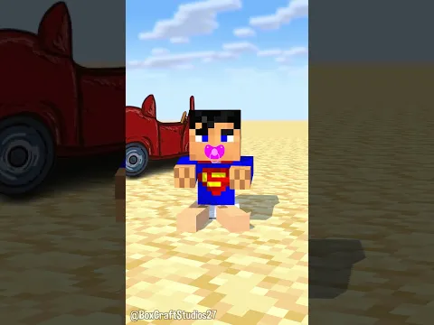 HELP BABY HEROBRINE TO SCULP SUPER TOR CAR CHALLENGE (Bones - Imagine Dragons) #minecraft #fypシ