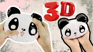 Squishy de papel 3D pandita   - TUTORIAL👌