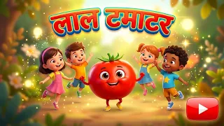 लाल टमाटर 🍅 | Fun Kids Dance Song | Healthy Food Rhymes #kids #rhymes #baby #kidssong #nurseryrhymes