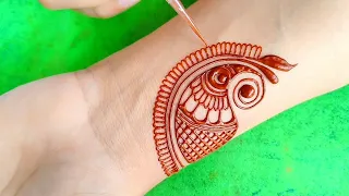 Latest & Stylish Front Hand Mehndi Design || Beautiful Bharwa Mehndi Design