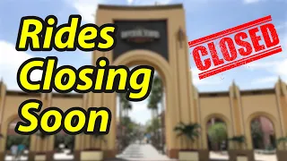 8 Ride Closings Happening Soon at Universal Orlando | Dates Revealed