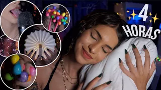 ASMR - 4 HORAS PARA TE AJUDAR A DORMIR PROFUNDAMENTE  💤