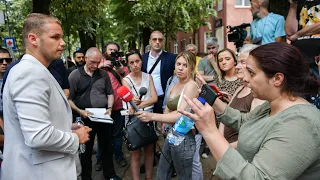 PROTEST I VRIJEĐANJE STANIVUKOVIĆA nezadovoljni građani iznijeli stavove //Draško Stanivuković