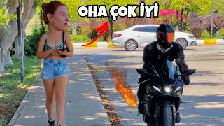 SOKAKTA İNSANLARIN EGZOZ SESİNE BÜYÜK TEPKİLERİ !