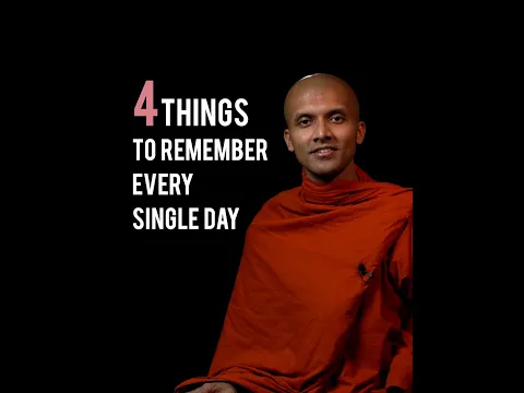 4 Things To Remember Every Single Day #Shorts | Buddhism In Eng