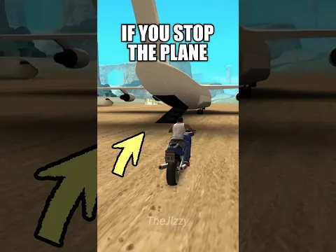 If You STOP THE PLANE In Stowaway Mission? 🤔 #gta #gtasanandreas #secrets