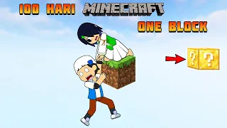 100 Hari One Block Only, Mamat Sial Terus!! - Kompilasi Animasi minecraft