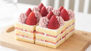 いちごのショートケーキの作り方 Strawberry Shortcake｜HidaMari Cooking