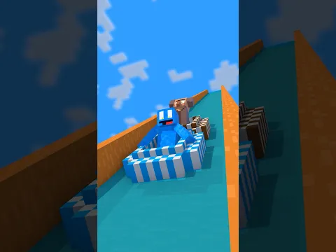 Tobogán de Agua en Minecraft 💦🔫