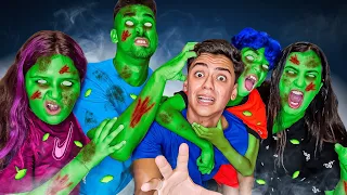 ZUMBIS ATACARAM A FAMÍLIA ROCHA E TODOS CORRERAM PERIGO - APOCALIPSE !