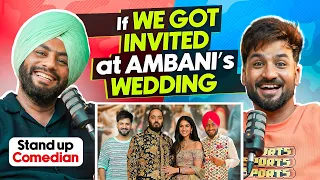 AMBANI ਦੇ ਵਿਆਹ ਤੇ STAND-UP Comedy🤣by Comic Singh | Aman Aujla