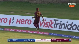 Axar's hero innings | WIvIND 2nd ODI | India tour of West Indies | Watch LIVE on FanCode