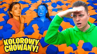 KOLOROWY CHOWANY W PARKU TRAMPOLIN!