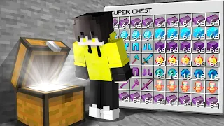 Minecraft, But Chests Gives OP Items