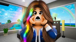 I Was Born Without Rainbow Hair… And My Siblings Hate Me (Full Story) #roblox #brookhavenrp