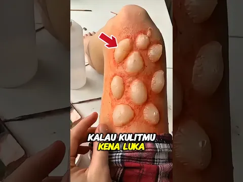 "Cara Aman Atasi Luka Bakar Bergelembung 😱🔥"