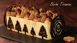 ❅ Recette de Bûche de Noël Tiramisu ❅