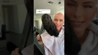 FAIL: boiling my synthetic wig gone wrong