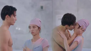 🛸外星少女再次溺水，詐出霸總裝失憶，霸總深情一吻表達歉意！#外星女生柴小七2 #MyGirlfriendisanAlien2 #徐志賢 #萬鵬 #王宥鈞