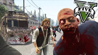 SURVIVRE A L'INVASION ZOMBIE SUR GTA 5 !!