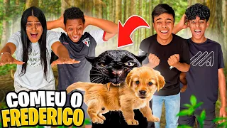 😭😢A PANTERA COMEU O FREDERICO😭😢” Todos choraram porque a pantera comeu o Frederico “😬😅