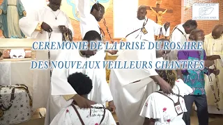 Cérémonie de la prise du Très Saint Rosaire