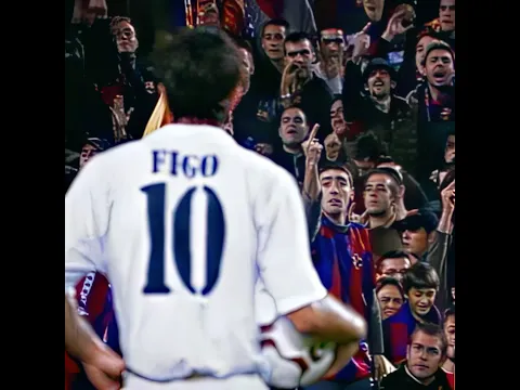Figo Returns To Camp Nou 💀
