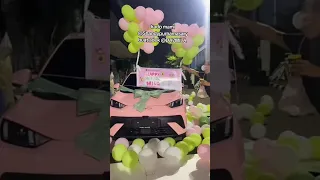 Thank God, Umi Mimil's new car 🎂🥰 #msglowskincare #sandy #viralvideo #masukberanda #shortvideo