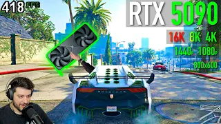 The RTX 5090 in GTA V - Now Playable at 16K 🤯