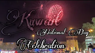 😍🇰🇼 Kuwait National Day Celebration 2023 🎉 | Al Kout Mall Fireworks 💥🎇  #Kuwait #halafeb