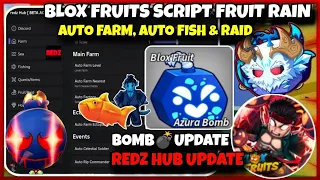 UPDATE Script Blox Fruit Mobile REDZ HUB BOMB 💣 AUTO FARM LVL 2800, AUTO FISH,  MASTERY & RACE V4