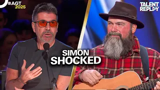 Truck Driver Bill Taylor Sings "Knockin' on Heaven's Door" | AGT 2025
