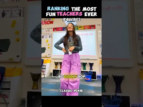 Ranking Teachers Who Turned Class Into a Concert!! #usa