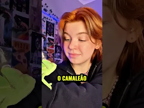 Esse Camaleão Transformou a Vida Dessa Garota 🦎💖