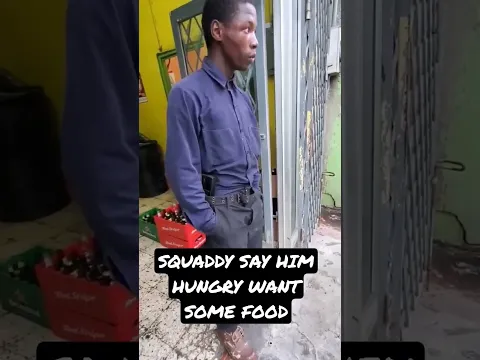 SQUADDY SAY HIM HUNGRY AND READY TO SLAPWEH SOMEONE IN JAMAICA RIGHT NOW 😁 #dancehall #fact #comedy