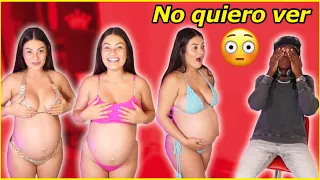 MI ESPOSO reacciona a MIS BIKINIS 👙 de Fashion Nova EMBARAZADA😳 - Eliza Ibeth