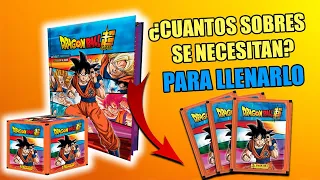 Completando el nuevo Album de Dragon Ball Super con solo 50 sobres - ¿ES POSIBLE?