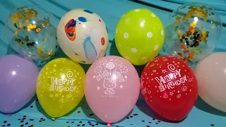 FUN HELLO KITTY BIRTHDAY BALLOONS POP!!!