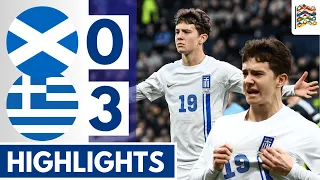 ⚪ Scotland vs Greece (0-3) - Extended HIGHLIGHTS || UEFA Nations League!